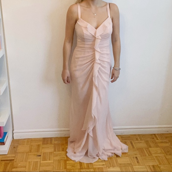 ⭐️Host Pick⭐️Vera Wang Blush Bridesmaids Dress/Prom Dress - Picture 9 of 10